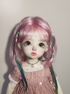 bjd 6分马海毛 六分假发 硬头壳 水母头