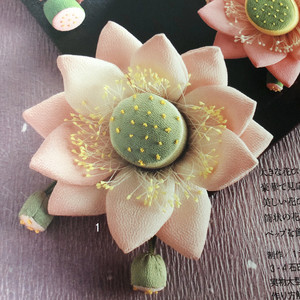 花型袋 荷花 莲花 香囊 荷包 手作手工diy图纸纸样 挂饰