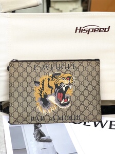 古驰/gucci虎头刺绣男士手包,内有独立卡位和隔层,30直_阿里巴巴找货