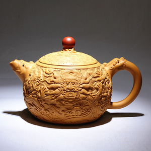 精致浮雕《西施龙腾盛世》高级工艺美术师 周小明 400cc