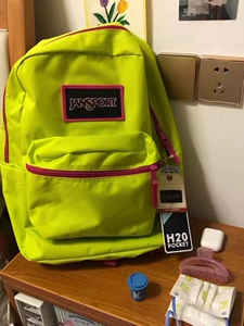 00tb267154409淘宝jansport杰斯伯双肩包豹纹靛蓝棋盘格子纯色电脑