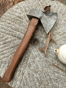 老滿鐵日本木工单刃斧 老偏斧