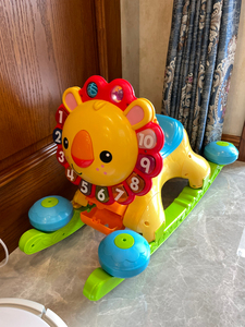 小狮子儿童摇摇马,学步车,两种调节模式,带音乐