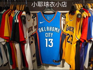 【芯片】保罗乔治雷霆13号主客场城市版sw热压球迷版球衣正品