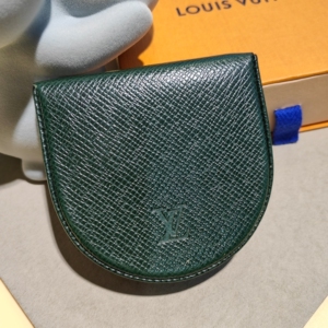 【全新】lv路易威登 零钱包 中古vintage 墨绿色首饰