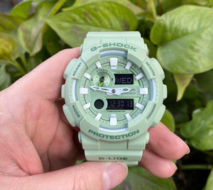 卡西欧手表薄荷绿