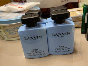 索菲特酒店lanvin洗护套装旅行装 身体乳护发素洗发水沐浴