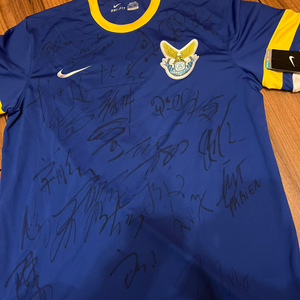 大连阿尔滨 全队签名 于大宝 nike球衣