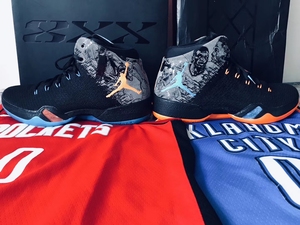 威少aj30.5mvp限量款 全球几千双 44.5码 全新原