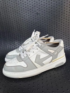 正品 39码 bomy宝威 灰色拼接 系带休闲鞋板鞋