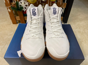 kyrie 欧文4德鲁大叔蓝白 几乎全新46无原盒 支持鉴定