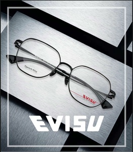 Evisu惠美寿，福神 9036，颜色齐全，钛架，近视眼镜光