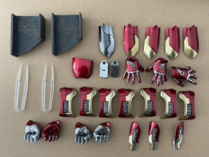 ht hottoys钢铁侠mk46 mk47 手型 拆卖零件