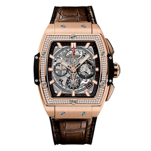 5新]宇舶大爆炸玫瑰金18k原镶钻自动机械男手表601.ox.0183.lr