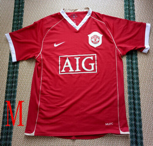 nike 9新m码 0607曼联主场球衣 欧冠卡配罗经典之战