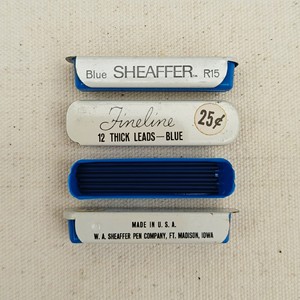 犀飞利/SHEAFFER 蓝色 1.18古董铅笔芯 彩铅