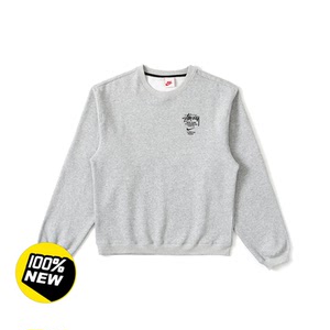 2022stussy x nike官网同步联名圆领卫衣保真保