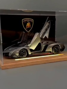 全新兰博基尼毒药银毒液超跑车合金车模1:24仿真车模收藏级别