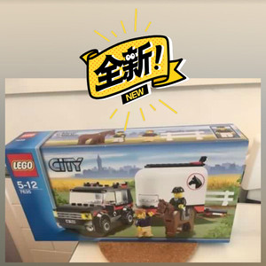 乐高7635 马车 拖车 驯马师城市系列 盒况如图,不包暴力