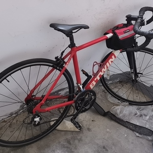 迪卡侬,triban500,非通勤用,大三换了新胎,新把套