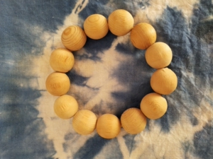 台湾红桧木手串,全新!自己从台湾阿里山买的!