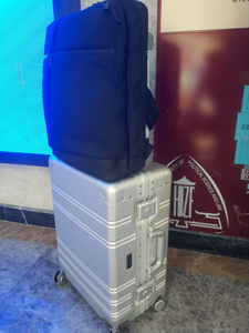 【严选】20寸银座全铝 拉杆箱行李箱登机箱密码箱旅行箱