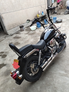 钱江凯威250巡航车改装射灯   哈雷高把  16年  牌照