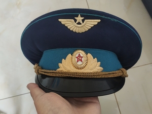苏联 苏军m69条例空军礼服大檐帽尺码58