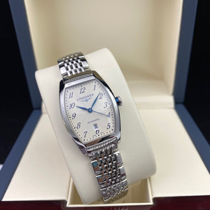 二手正品longines浪琴典藏142系列酒桶型机械女表