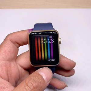 苹果apple watch手表42mm 型号a1554金色