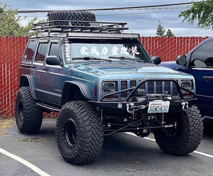 切诺基213 吉普2500 改装前后竞技杠 飞机轮眉  升高