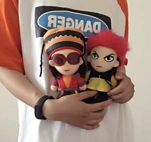 无吊牌,hide娃娃,无吊牌,帽子款的漆有些开裂