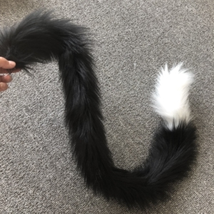 仿真猫尾巴万能cos道具长毛绒猫咪尾巴猫耳猫尾女仆可爱洛丽塔