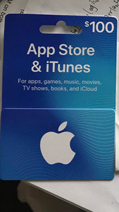 itunes gift card 苹果充值卡 美国区$100