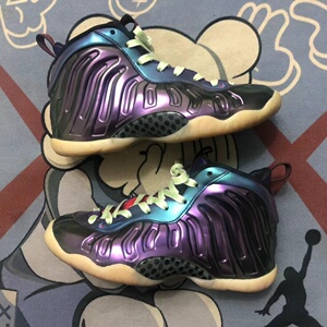 selfscene淘宝nike伊拉克战损喷泡,电光紫配色,橙色如图所示,fk