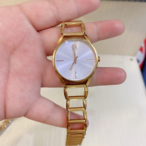 ck女士手表金色