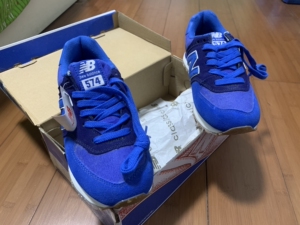 新百伦574女鞋蓝色