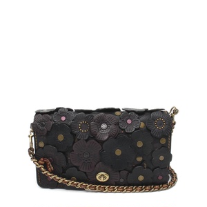 蔻驰coach1941系列山茶花立体花朵dinky斜挎包单肩