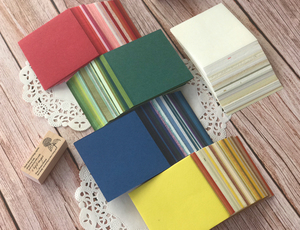 进口日本阿波和纸 便签素材背景纸分装