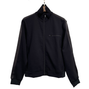 99新未使用prada普拉达黑色拉链夹克外套春秋男装原价一万多