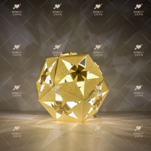 12面体,纸雕,立体构成多面体,球体,灯具设计,阿基米德多面