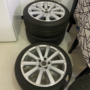 【大众r36】原厂18寸轮毂  德国原产 带18年轮胎 四只
