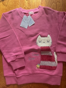 全新日制正品KP kids' stuff猫猫卫衣110。一直