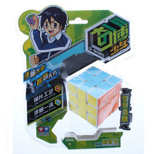 奥迪双钻 奇博少年魔方 雪暴猎鹰 690006 正方升级版魔方