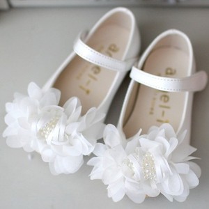 韩国进口正品儿童漆皮礼服鞋女孩子儿童白色公主鞋演出鞋宝宝皮鞋