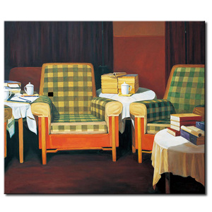 纯手绘油画现代家居装饰无框有框挂画岳敏君当代人物你办事我放心