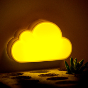 MUID云朵光控小夜灯LED节能灯创意床头壁灯可爱宝宝灯光控感应灯