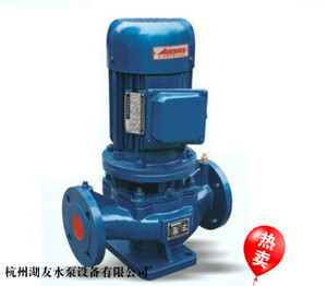 立式水泵/热水型管道离心泵，IRG100-125A,电机全铜7.5KW，增压泵
