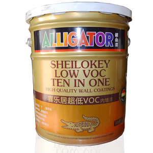 鳄鱼喜乐居超低voc十合一油漆涂料乳胶漆正品包邮耐擦洗抗污净味