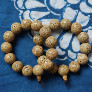 禅之初限量罕见原色超大沙果正月星月菩提顺白花沙果手串手链